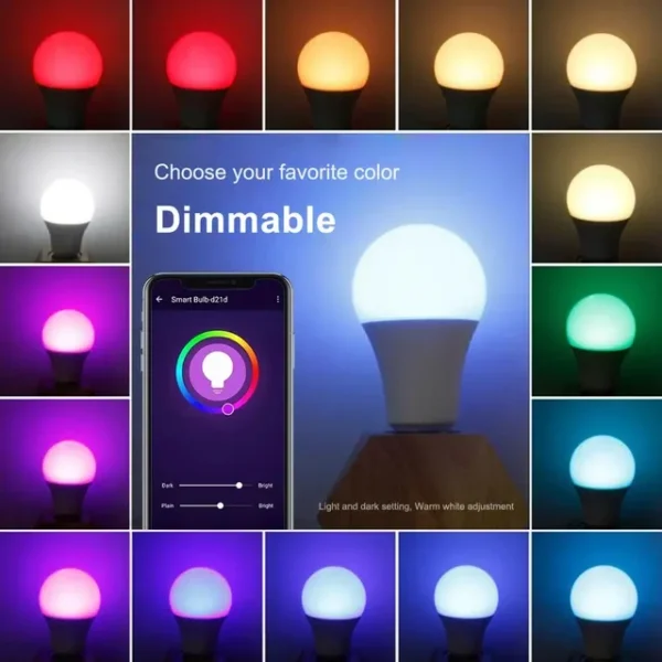 RGBCW Smart LED Bulb
