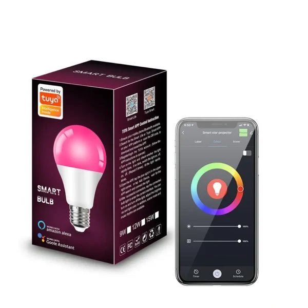 RGBCW Smart LED Bulb