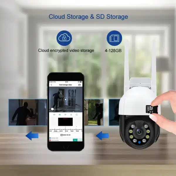 3MP PTZ Smart Wi-Fi Security Camera