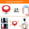 Wireless Remote Controlled WIFI Alarm Siren System