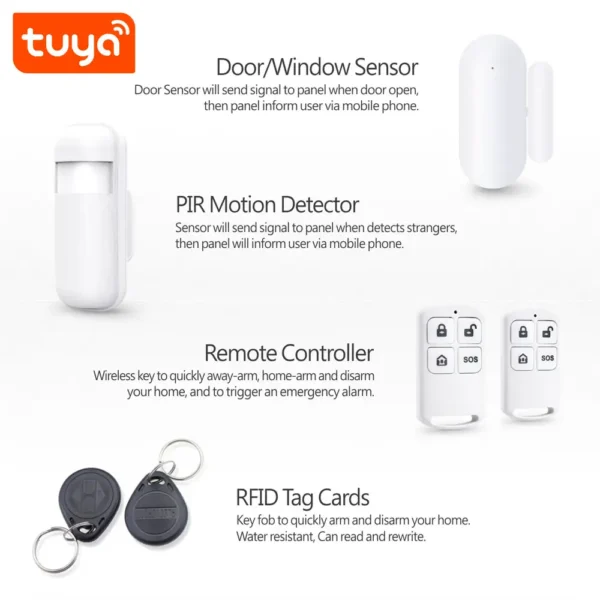 WIFI GSM Smart Home Security Alarm System Kit