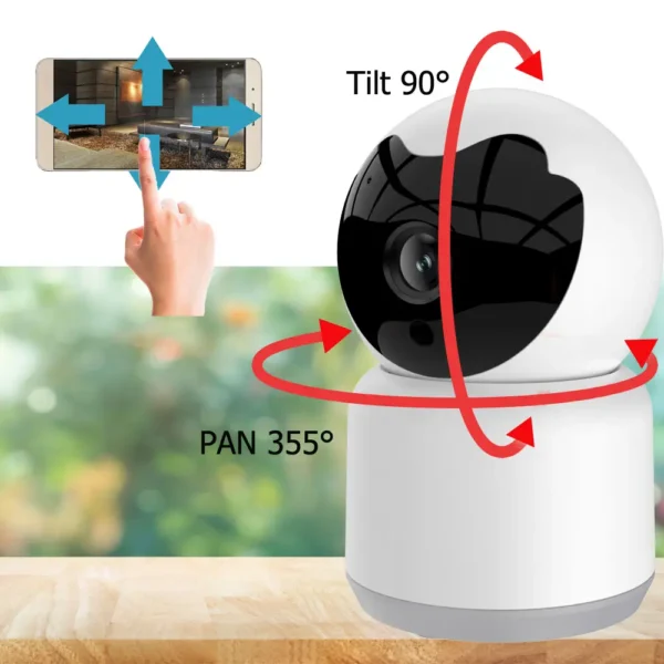 3MP Smart Indoor WiFi Security Camera