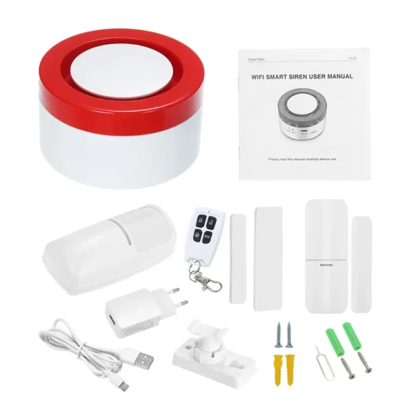 Wireless Remote Controlled WIFI Alarm Siren System