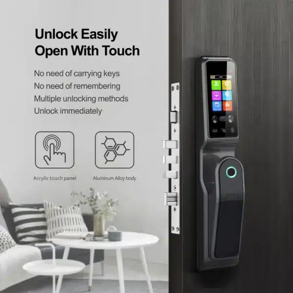 Smart Biometric WIFI Door Lock With 3D Face Recognition