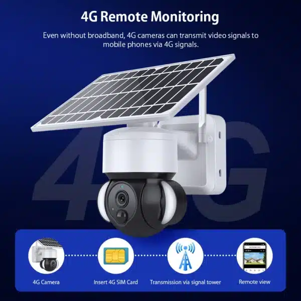 4g solar wifi camera 4G WIFI Solar CCTV Camera 1080P Full HD