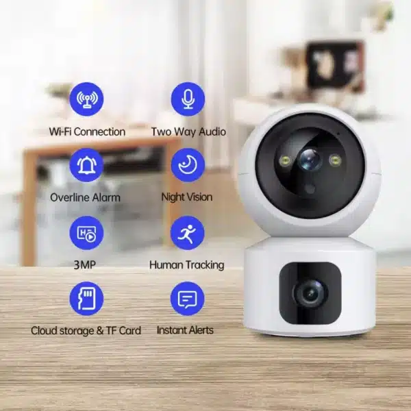 Smart 4MP Double Lens WiFi Camera