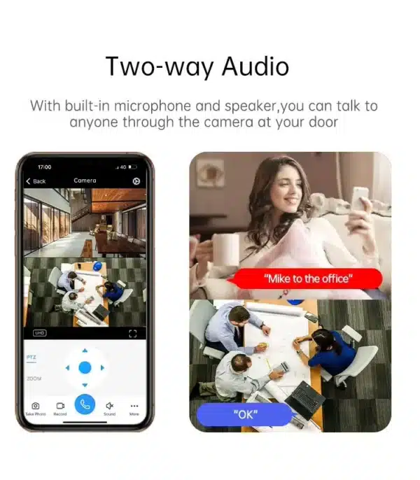 Smart 4MP Double Lens WiFi Camera