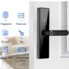 Smart WIFI Door Lock With Card, Fingerprint, Passcode