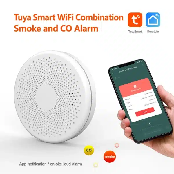 Smoke and Carbon Monoxide Detector Alarm,